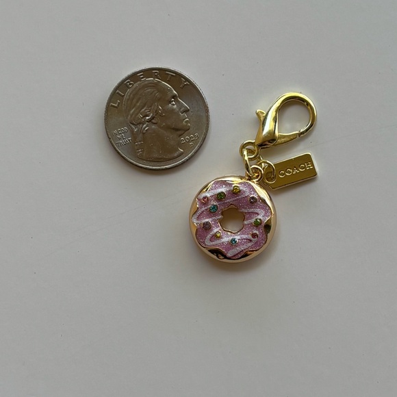 Coach Donut Bag Charm Keychain - Picture 5 of 5